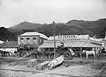 Akaroa with mail coaches